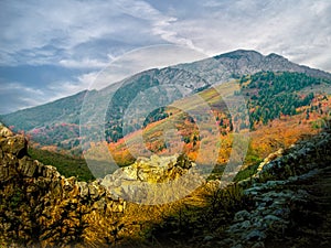 Olympus mountain range