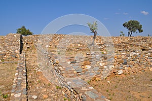 Olynthus ruins in Chalkidiki