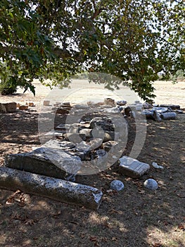 Olynthus ruins in Chalkidiki