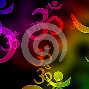 Om aum symbols