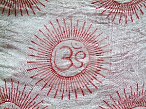 Om on cloth