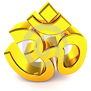 Om hindu religious symbol