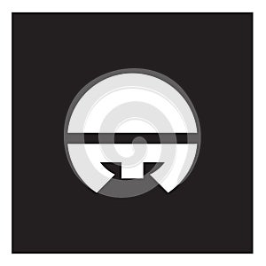 OM Monogram Logo Letter Vector profesional photo