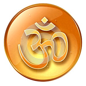 Om Symbol icon yellow