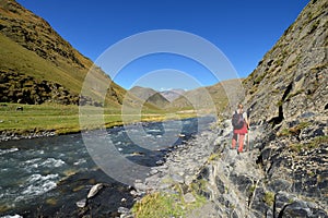 Omalo trekking, Caucas, Georgia