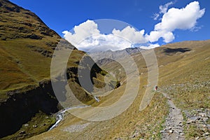 Omalo trekking, Caucas, Georgia