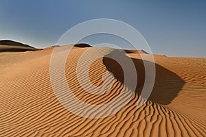 Oman landscape of desert