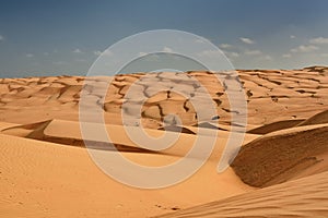 Oman landscape of desert