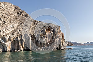 Oman - Musandam Fjords - Dramatic coastal cliffs