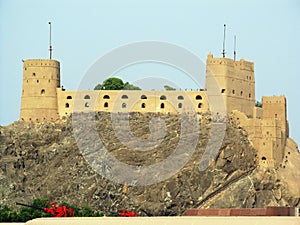 Oman, Muscat: XVI century Portuguese Fort Al-Jalali