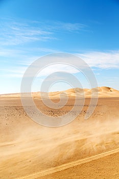 in oman old desert rub al khali the dust storm photo