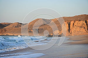 Oman: Raz al Jinz beach at sunrise