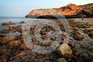 Oman: Tiwi beach after sunset