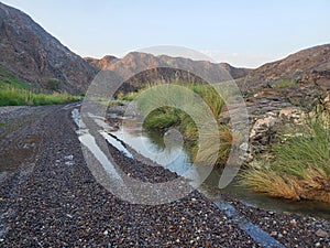Oman wadis valley