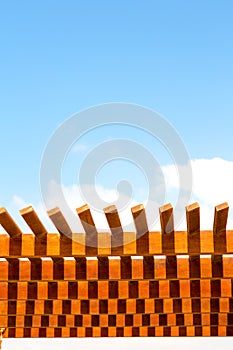 in oman the wooden roof