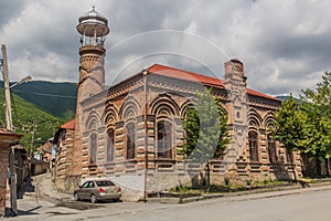 Omar Efendi mosque in Sheki, Azerbaij