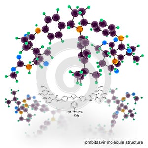 Ombitasvir molecule structure