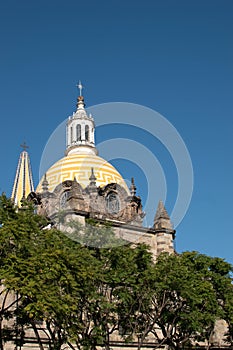 The dome of the Guadalajara Cathedral photo