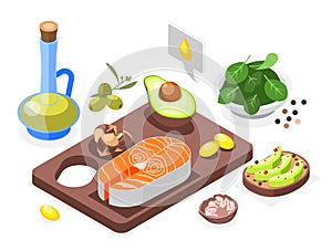 Omega 3 Isometric Composition photo