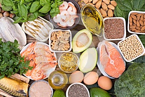 Omega 3 fatty acids food sources photo