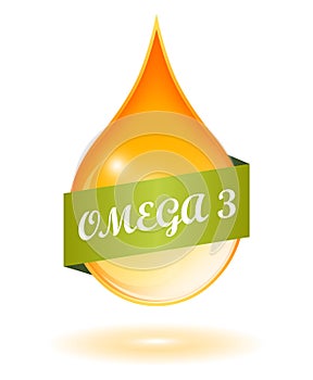 Omega 3 fish oil drop photo