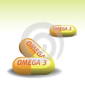 Omega three yellow pills