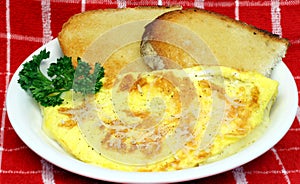 Omelet with Toast