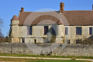 Omerville, France - february 29 2016 : picturesque village in wi