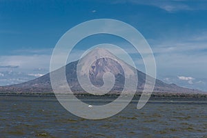 Ometepe vulcano Concepcion view from the lake