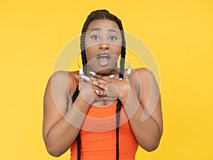 omg face shock expression amazed african woman