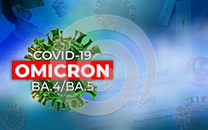 Omicron BA.4-BA.5.with copy background