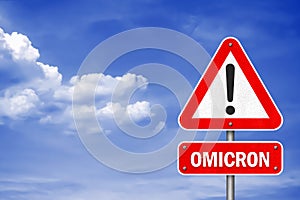 Omicron - road sign information