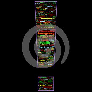 Omicron Variant Coronavirus Covid-19 Outbreak Header Background Illustration