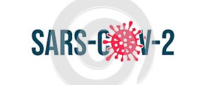 Omicron Variant, SARS-CoV-2 Virus, New COVID-19 variant, Coronavirus, stylized red and black symbol Omicron cell. Vector