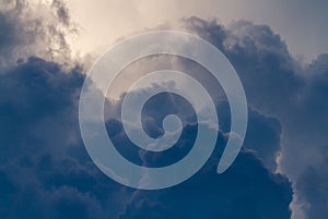 Threatening Storm Clouds at Dusk