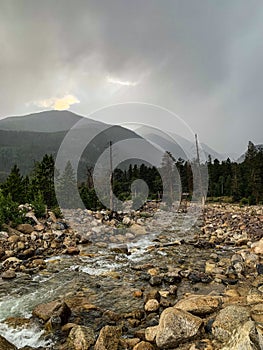 Ominous Estes Park Autumn Evening