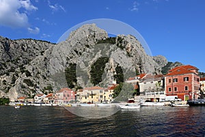 Omis, city at Adriatic coast