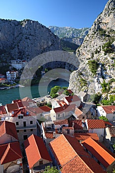 Omis Town, Croatia