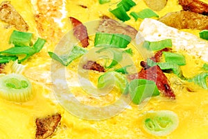Omlette texture