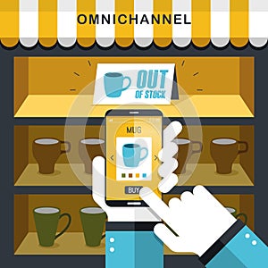 Omni-channel experience concept