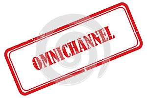 omnichannel stamp on white