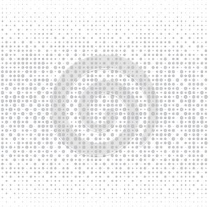 ÃÂ¡omposition of gray dots on a white background.