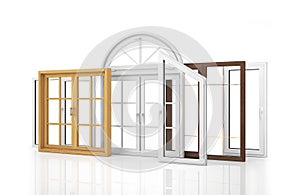 Ð¡omposition of various kinds of window