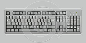 ÃÂ¡omputer keyboard. vector illustration
