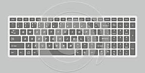 ÃÂ¡omputer keyboard. vector illustration