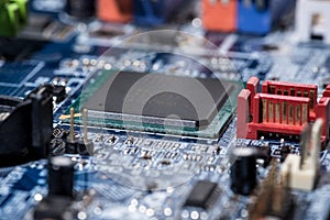 ÃÂomputer motherboard with chip