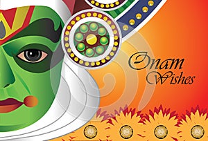 Onam wishes for Indian festival of Onam