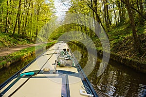 Onboard a Canal Boat