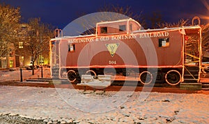 Herndon Virginia Red Caboose Railroad Car