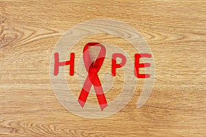Oncological hiv / aids disease concept photo